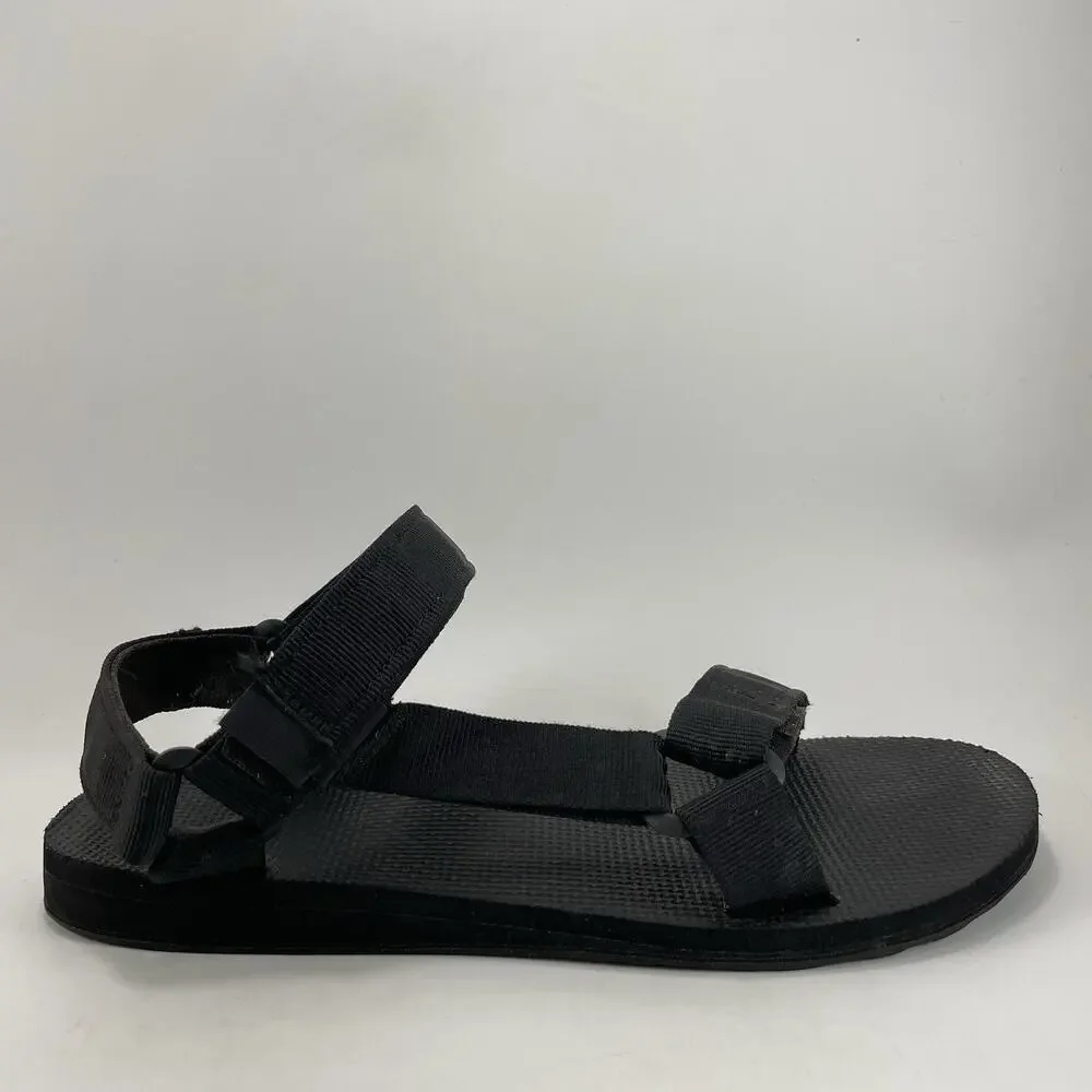 Teva Original Universal Active Sandals Mens Size 10 Black Strappy Athletic